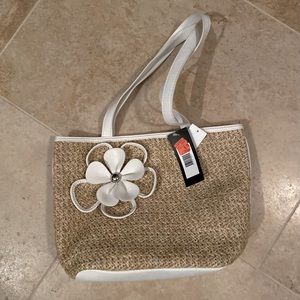 Flower Straw Tote (Bueno Collection)